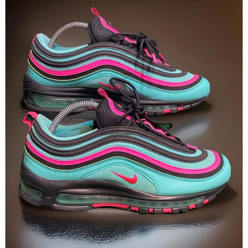 🟥🟥SOLD🟥🟥Nike Air Max ‘97 ‘Hyper Turquoise’ Men’s LTR Sneaks CU4877300 ~W 10 - Picture 8 of 16